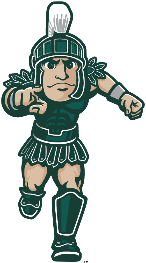 Michigan State Spartans 2016-Pres Mascot Logo diy iron on heat transfer